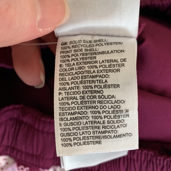 NWT North Face purple owl printed infant snow pants sz 6-12 months - Picture 6 of 7